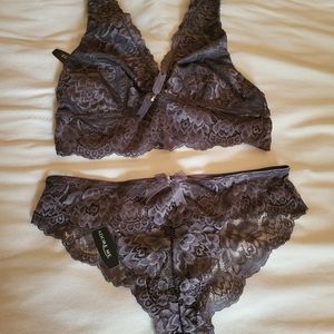 Adore Me bralette & panties